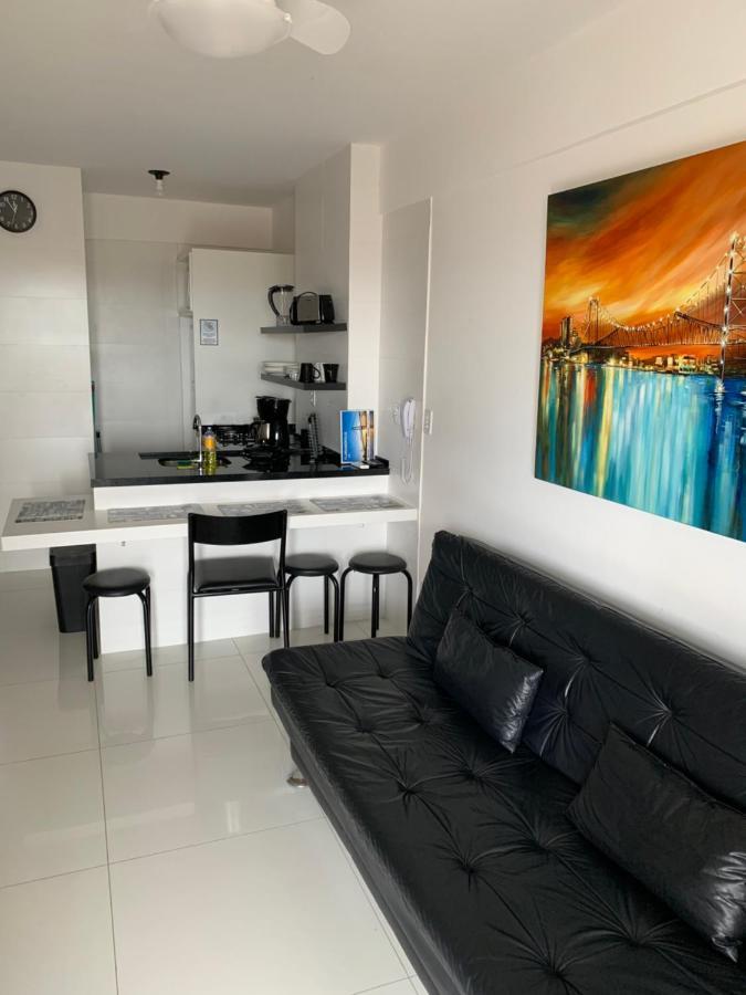 Apartamento Com Vista Do Mar Em Residencial Com Piscina Apartment Florianópolis Exterior foto