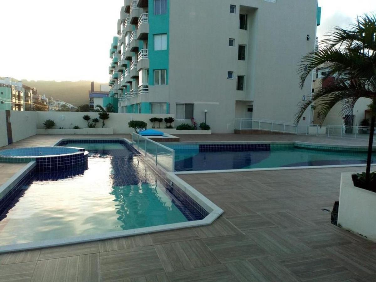 Apartamento Com Vista Do Mar Em Residencial Com Piscina Apartment Florianópolis Exterior foto